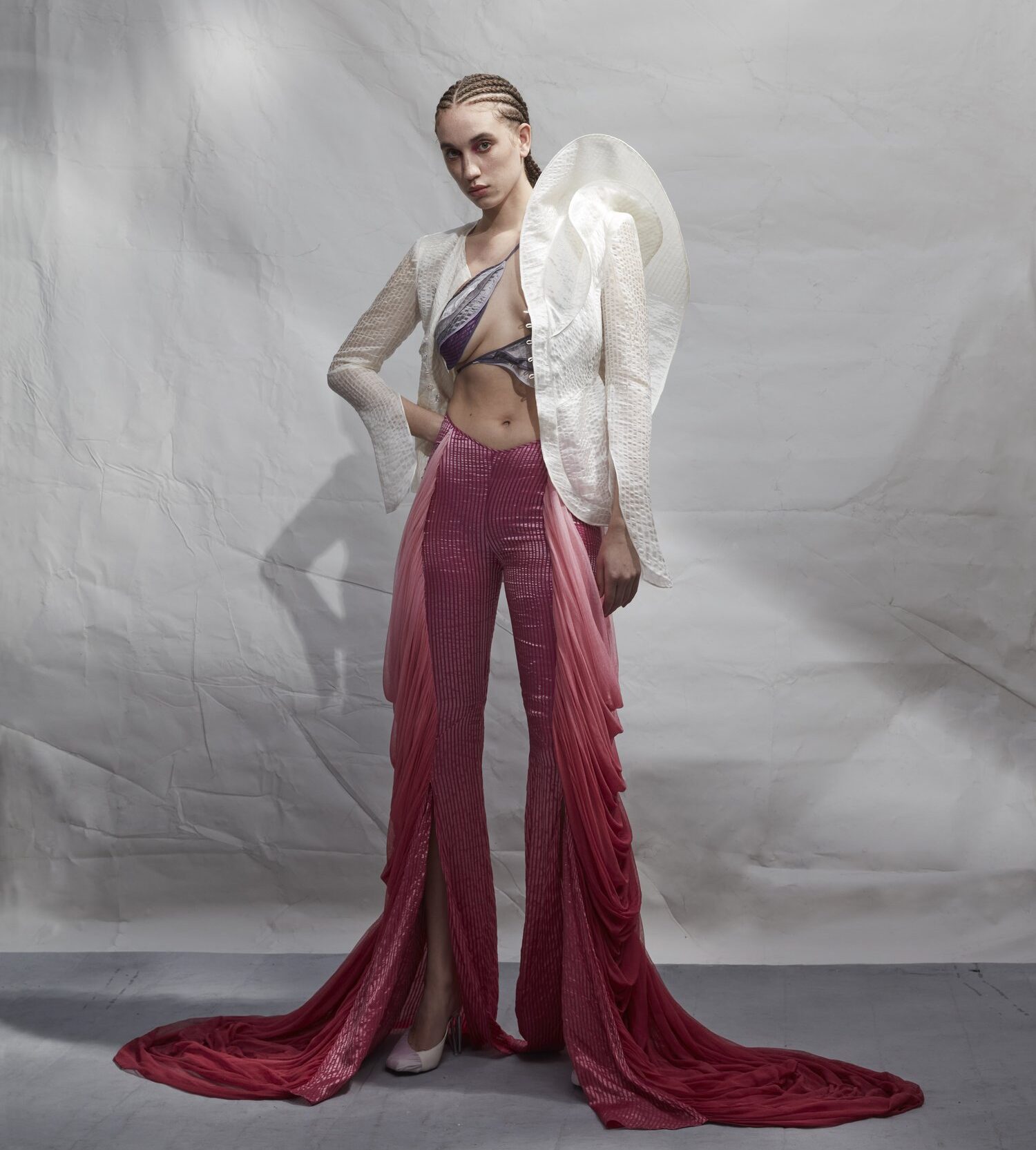 Next-gen silk outfit made from Lenzing fibers, Johannes Warnke.